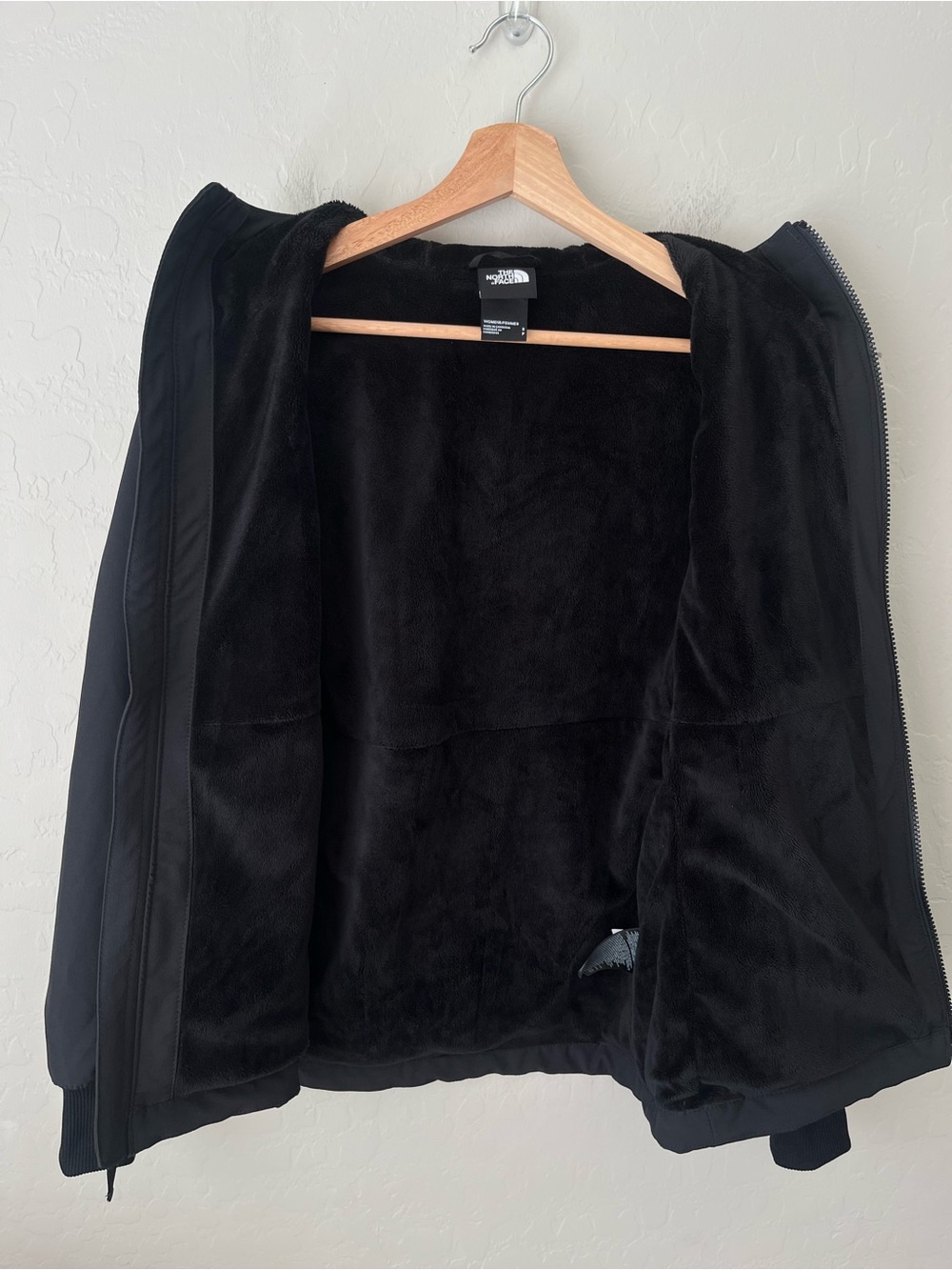 The North Face Shelbe Raschel Hoodie Jacket warm lining black small - Picture 9 of 14
